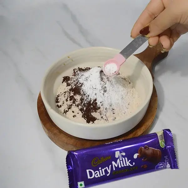 Dairy Milk Salted Caramel Cashew Brownie - Add salt