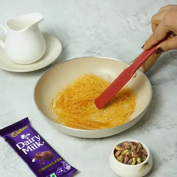 Dairy Milk Sheer Khurma for Eid - Add ghee