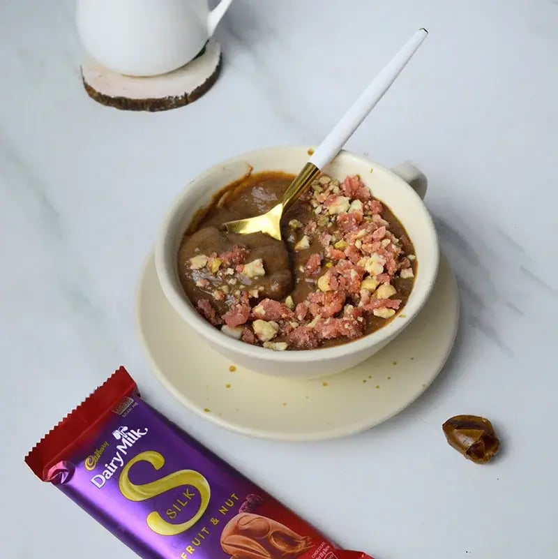 Daiy Milk Silk Dates Payasam with Rose Cashew Cumle Recipe