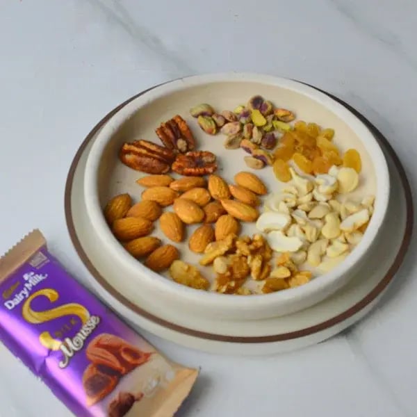Dairy Milk Silk Dry Fruits Halwa - Take all the dry fruits