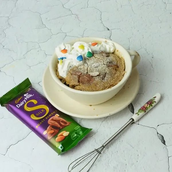 Dairy Milk Silk Gingerbread Mug Cake-Once it's a little cool