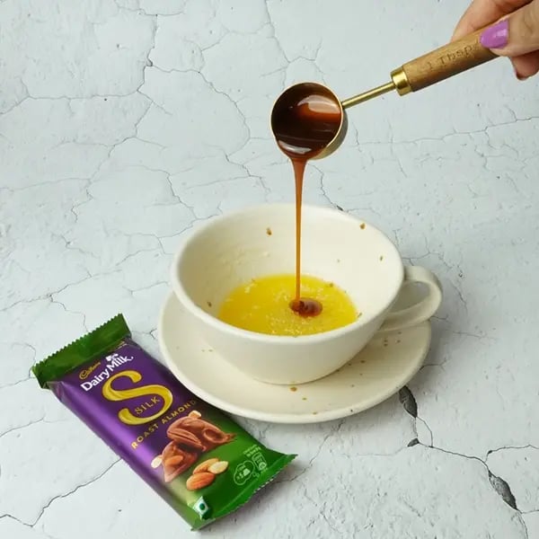 Dairy Milk Silk Gingerbread Mug Cake-Add molasses next