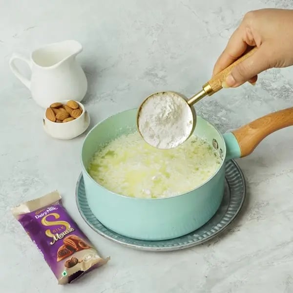 Dairy Milk Silk Habsi Halwa-Once the milk has curdled