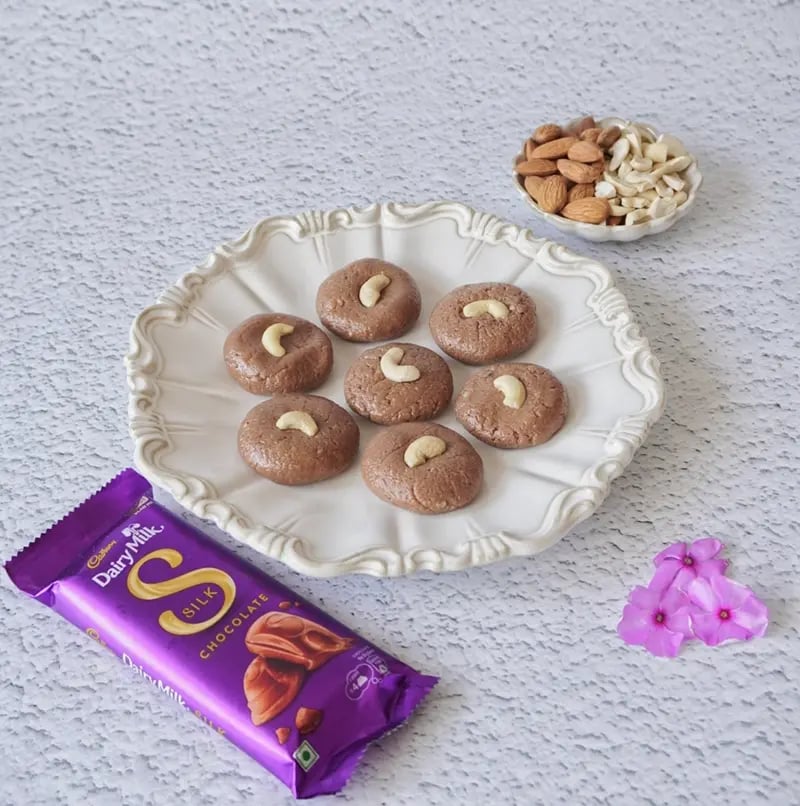 Daiy Milk Silk Peda with Almonds & Cashews Recipe