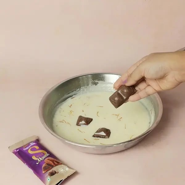 Dairy Milk Silk Samak Rice Kheer for Kali Puja-Once rice is boiled properly