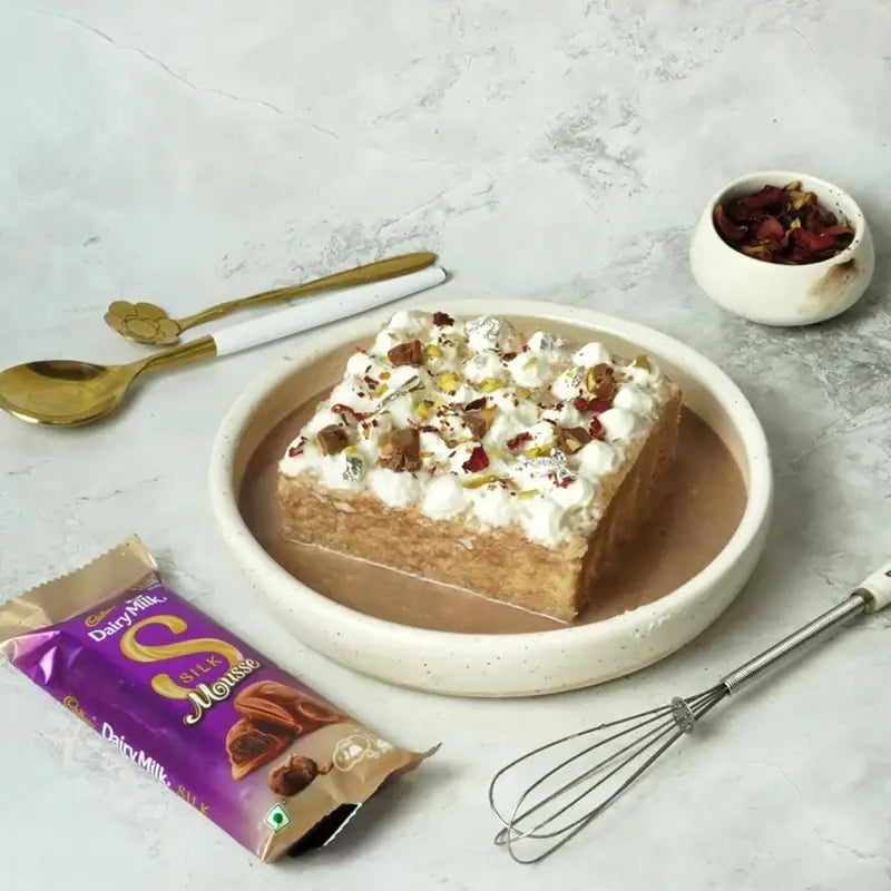Dairy Milk Silk Tres Leches Cake Recipe
