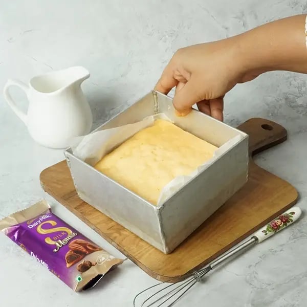 Dairy Milk Silk Tres Leches Cake-Once the cake is ready