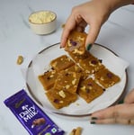 Dairy Milk Walnuts Infused Besan Barfi