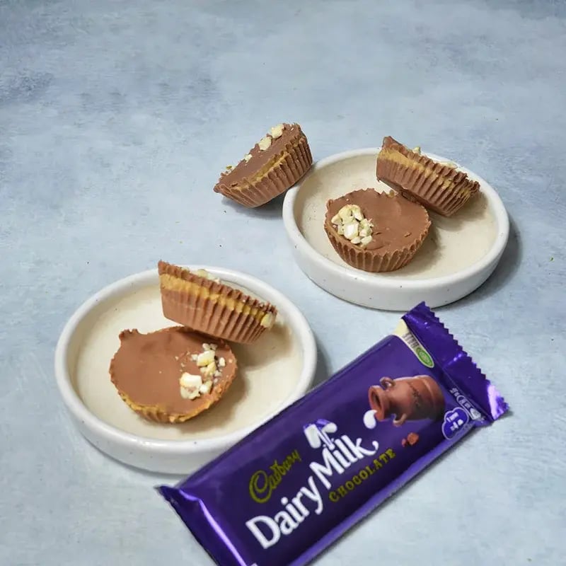 Daiymilk Chocolate Cashew Buttecups Recipe