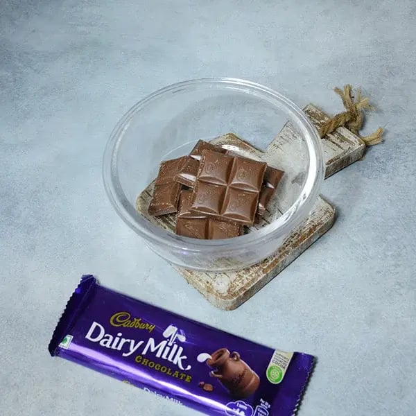 Dairymilk Chocolate Cashew Buttercups - Break dairy milk chocolate