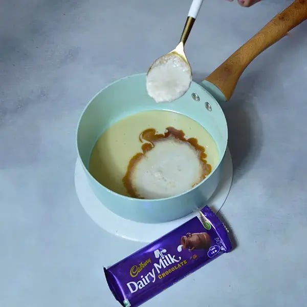 Dairymilk Chocolate Cashew Ice-cream - Add cashew paste