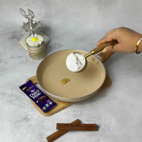 Dairymilk Malai Doodh Pitha - Boiling Water Ghee Rice Flour