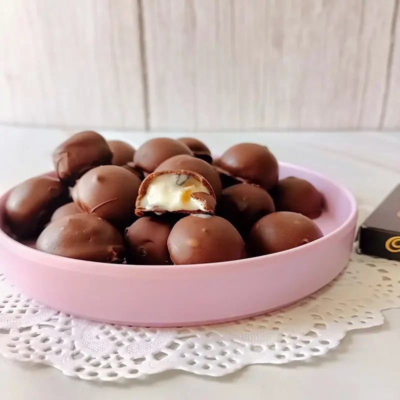 Dak Chocolate Raisin Yogut Bites Recipe