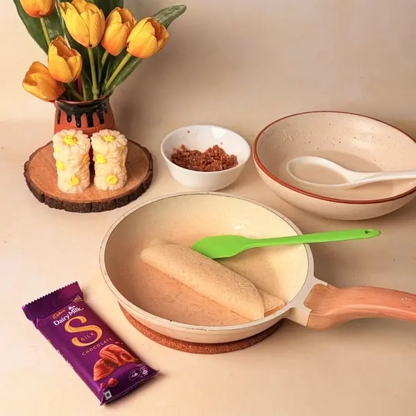 Diwali Special Bengali Patishapta Recipe With Cadbury Dairy Milk Silk And Mawa Filling - Cooking Patishapta