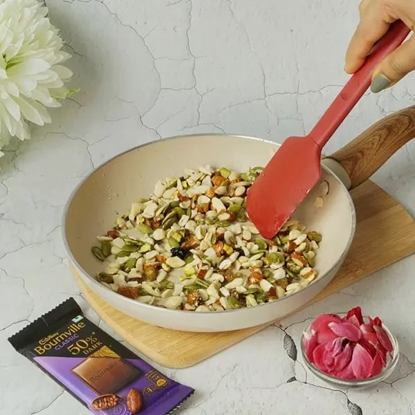 Diwali Special Bournville Dry Fruits Laddoo-When they turn slightly golden
