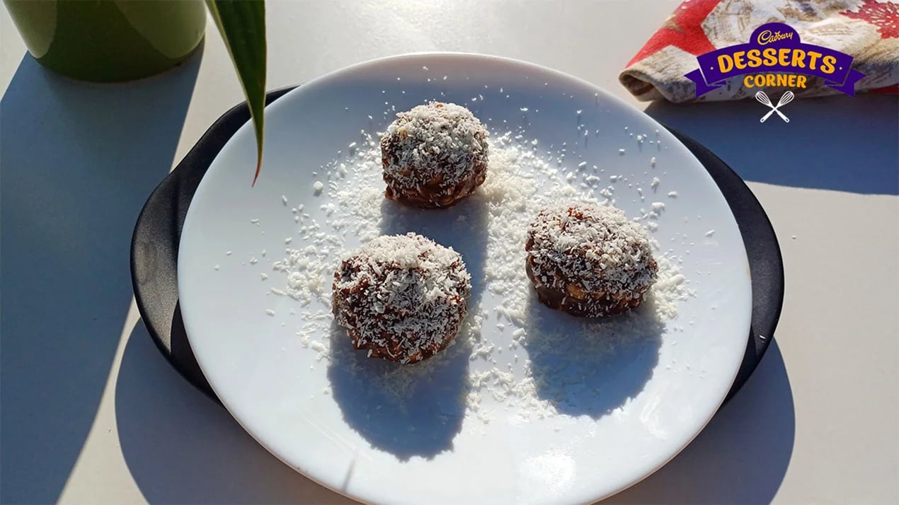 Chocolate Coco Peanuts Bites Recipe