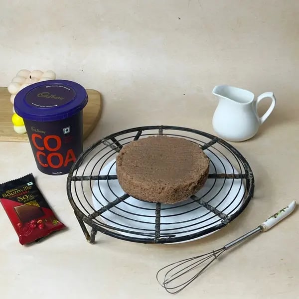 Easiest Bournville Mirror Glaze Cake - Upside Down Cake