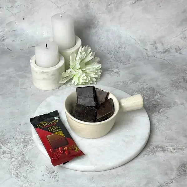 Easy Bournville Mangobar Chocolate - Melting Chocolate In Bowl
