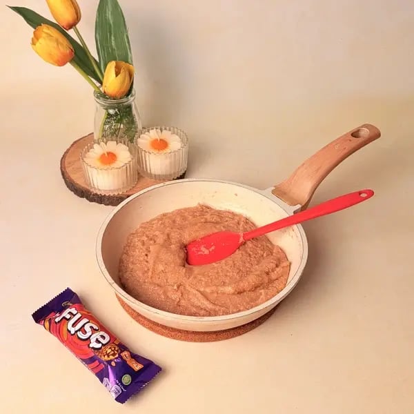 Easy Festive Special Rava Laddu With Cadbury Fuse To Celebrate Navratri - Cooling Rava Mixture