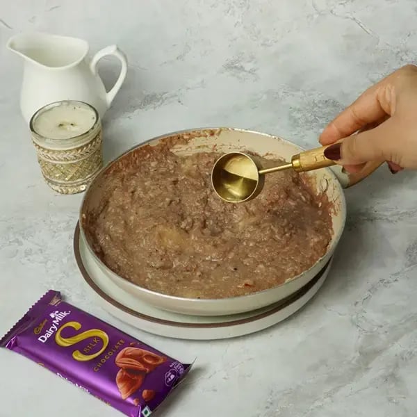 Eid Special Dairy Milk Silk Phirni - Add rose water