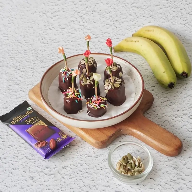 Fozen Bounville Chocolate Banana Bites Recipe