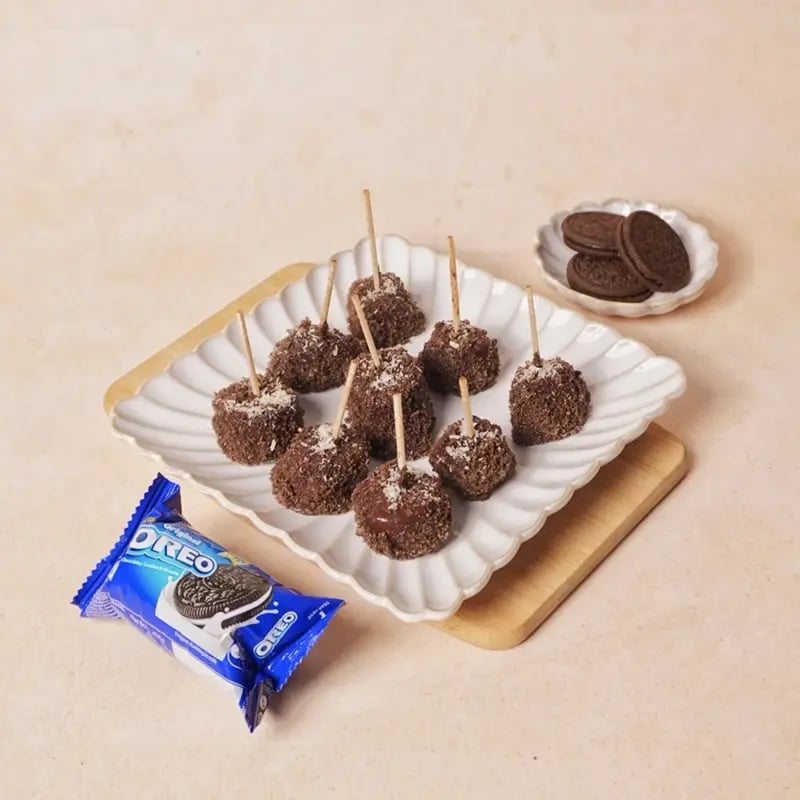Fozen Bounville Chocolate Fuit Bites with Oeo Dust Recipe
