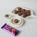 Frozen Silk Chocolate Bites with Nuts and Oreo Crumble
