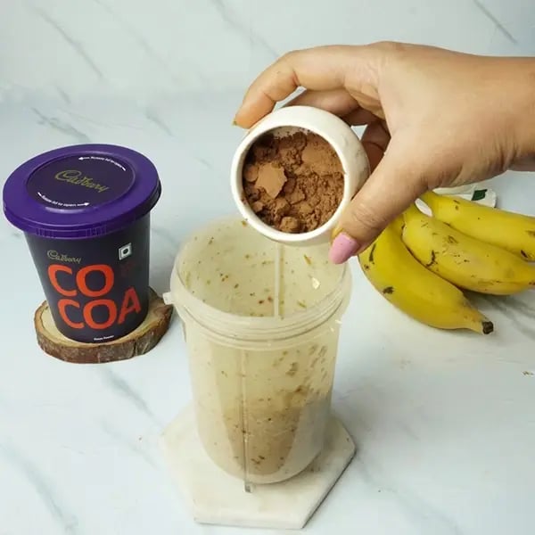 Frozen Two-in-one Choco Banana Shake - Cocoa powder