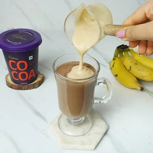 Frozen Two-in-one Choco Banana Shake - Pre-stored banana shake