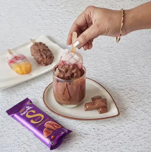 Fruits CHOCO BAR with Cadbury Silk - Dip the fruit bars