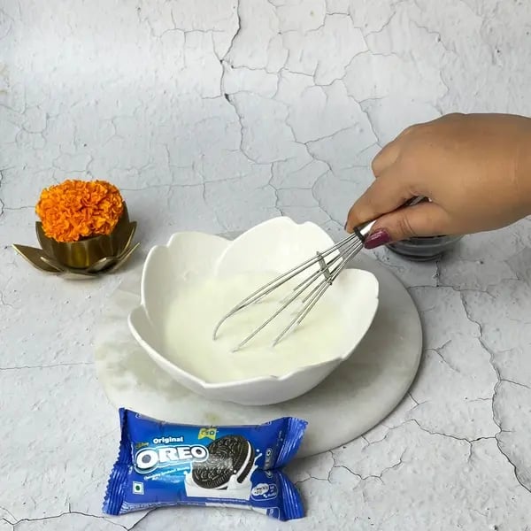 Ganpati Special: Oreo Blueberry Shrikhand Recipe To Try - Whisking Hung Curd