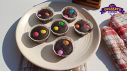 Oreo Cupcakes with Gems Topping
