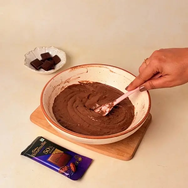 Gummy Eyeball Chocolate Cupcakes With Cadbury Bournville: An Easy Halloween Treat - Folding Batter Smooth