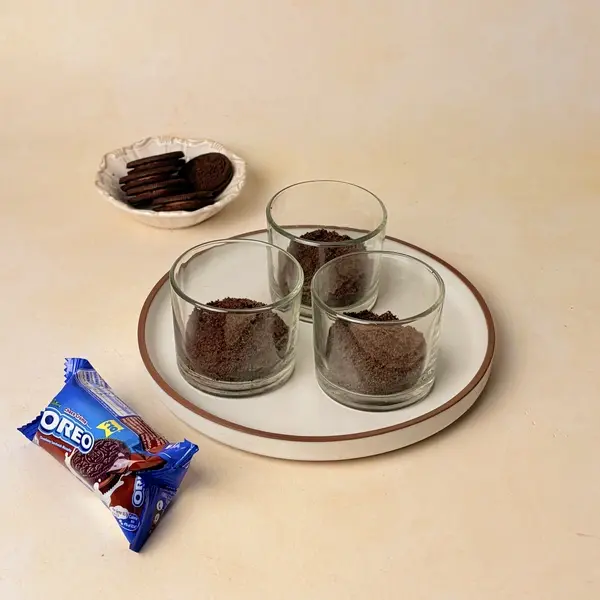 Halloween-Themed Cheesecake - An Oreo-Crusted Black Cocoa Dessert - Chilled Crust Cups