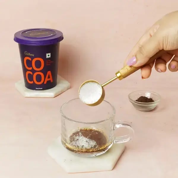 Homemade Chocolate Cocoa Iced Coffee - Add 2 tsp coffee