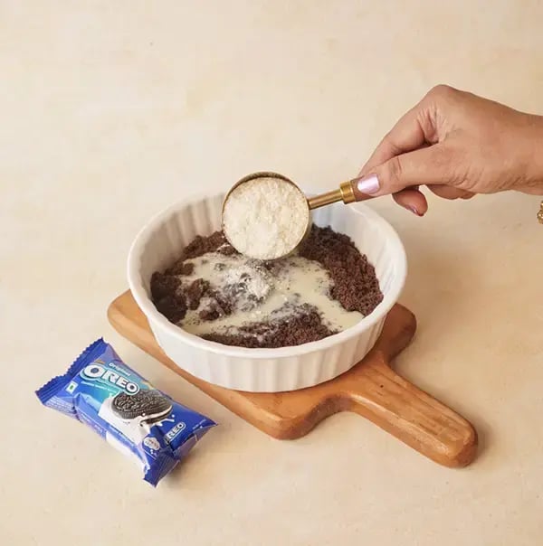 Instant Oreo Chocolate Ladoo For Raksha Bandhan - Add desiccated coconut