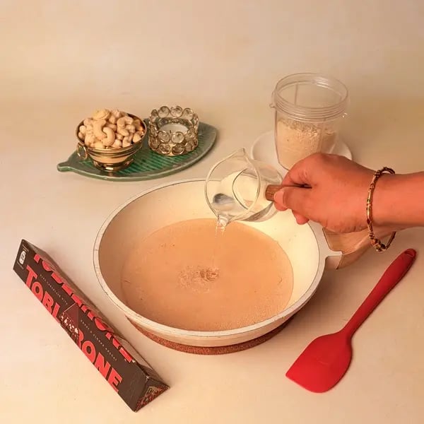 Kaju Barfi Chocolate Bonbons: A Diwali Mithai Fusion For Gifting - Dissolving Sugar Water