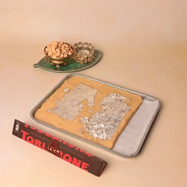Kaju Barfi Chocolate Bonbons: A Diwali Mithai Fusion For Gifting - Silver Varq On Barfi