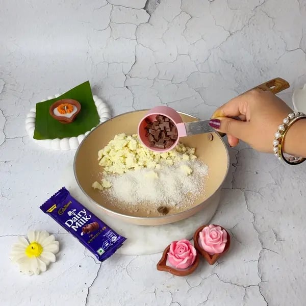 Karanji Recipe With Dairy Milk-Stuffed Mawa: A Rich Diwali Sweet With A Gooey Center - Melting Chocolate Mawa
