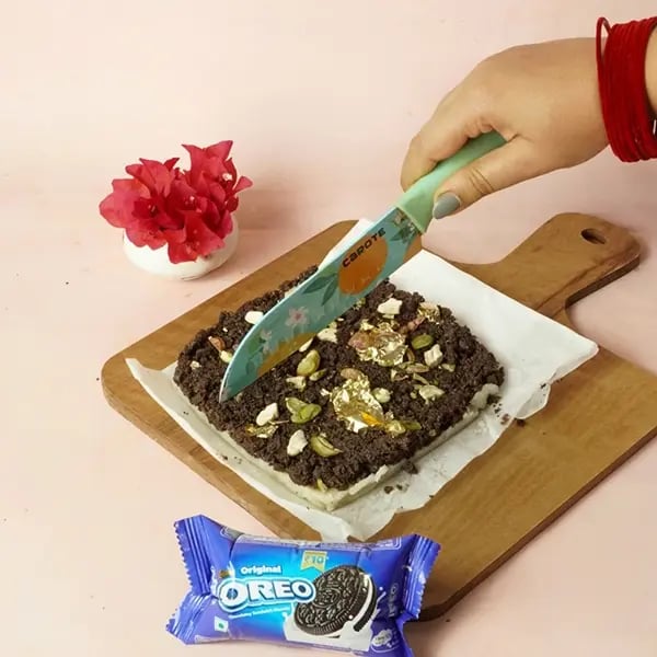 Karwachauth Special Oreo Coconut Halwa Mithai For Fasting - Cut into pieces