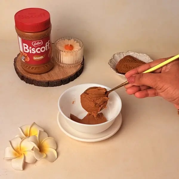 Lotus Biscoff Modak For Ganpati Bappa - Biscoff Spread In Bowl