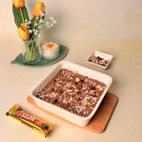 Mawa Kheer Caramel Fudge: A Classic Navratri Dessert Recipe - Fudge Squares