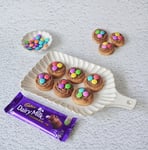 Mini Egg Nest Sugar Cookies with Dairy Milk and Gems