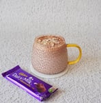 Mocha Hot Chocolate with Almonds & Dry Fruits