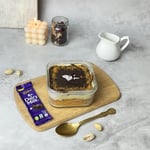 No-Bake Kunafa Dairymilk Cheesecake