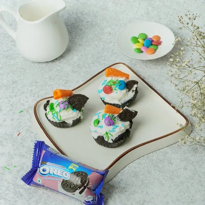 No-Bake Oeo Cupcakes Fo Thanksgiving Recipe