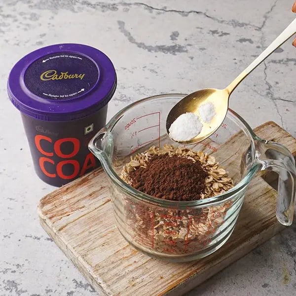 Oats Chocolate Muffins - Add baking powder