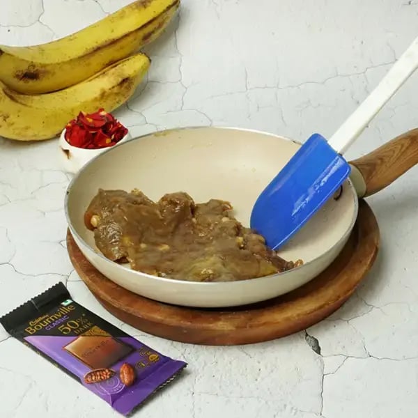 Onam Special Bournville Banana Halwa - Keep cooking