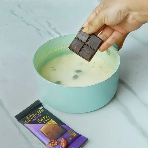 Oreo And Bournville Greek Yogurt Phirni-Now add Cadbury Bournville chocolates