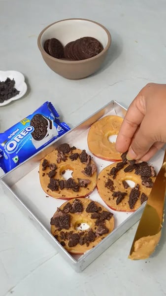 Oreo Apple Donut Recipe - Dried Apple Slices